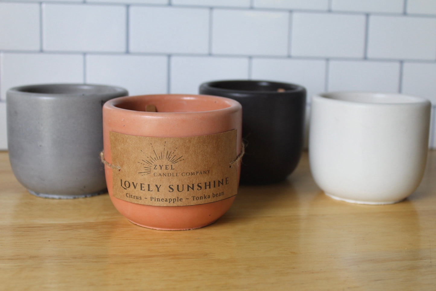 Lovely sunshine candle