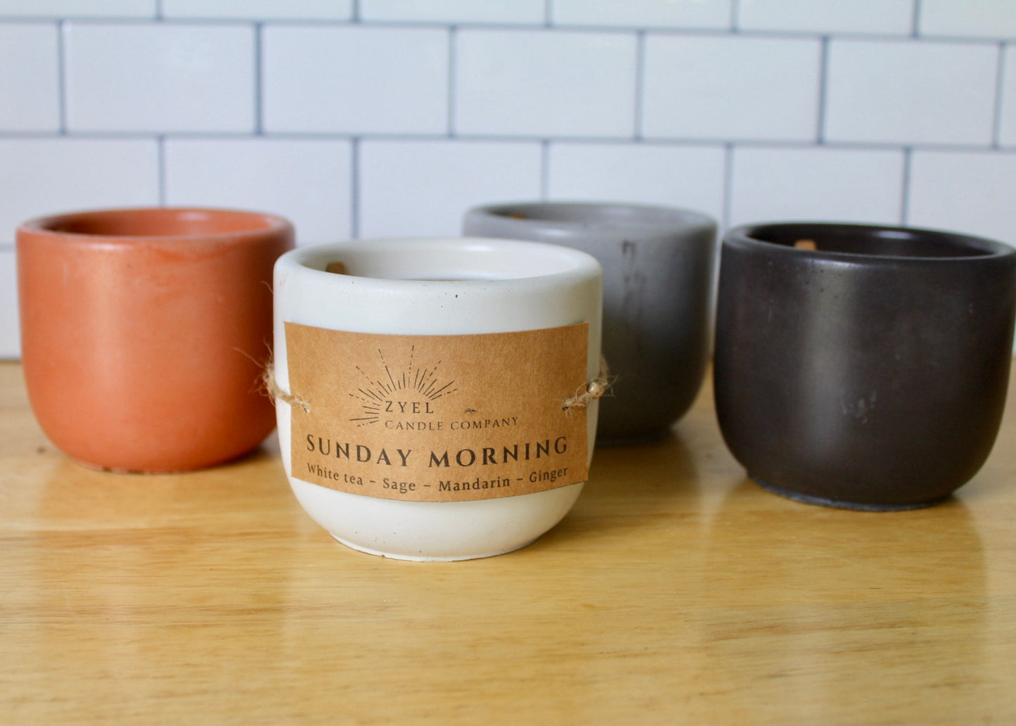 Sunday morning candle